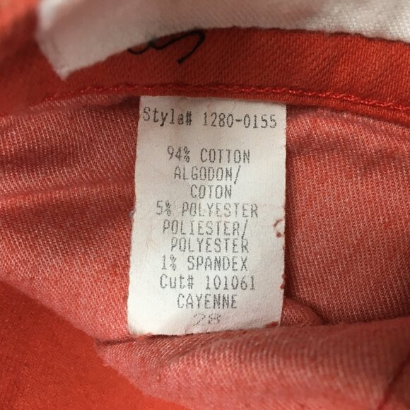 CURRENT ELLIOTT Cayenne Wash 5 Pocket Logo Hardware Crop/Ankle Jeans - Picture 4 of 12